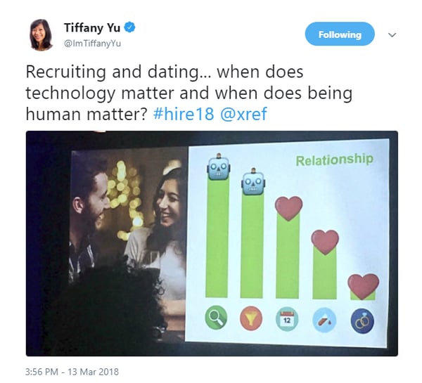 2018-03-15 16_21_29-Tiffany Yu on Twitter_ _Recruiting and dating... when does technology matter and