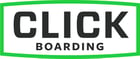 Click Boarding Main Logo - Black letters, green border